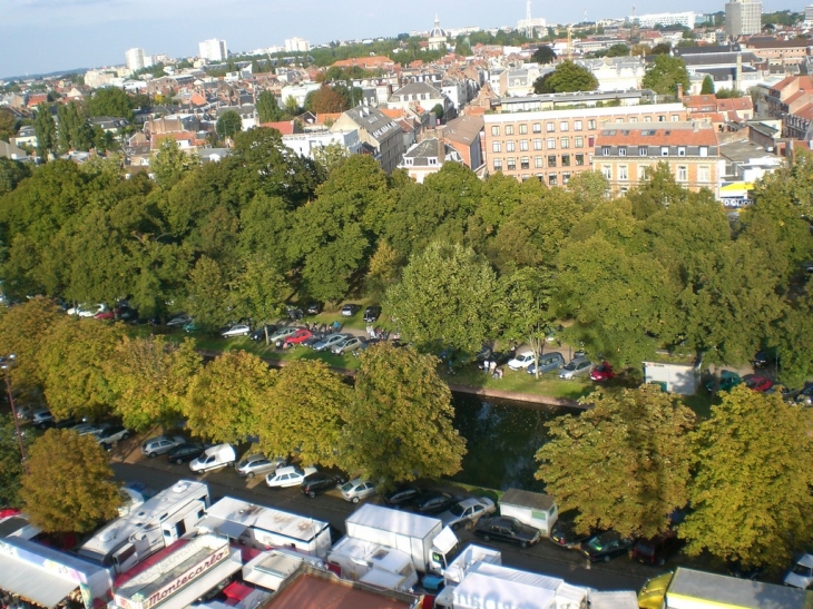 Vue du ciel foire - Lille