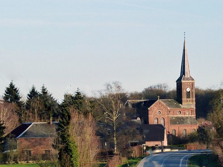 Vue sur le village - Locquignol