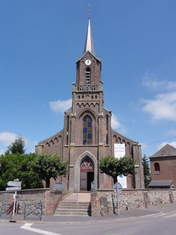 Mairieux (59600) église Saint-André