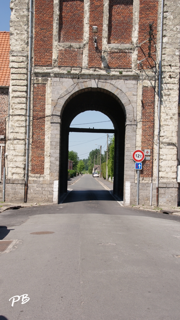 Porte de l'Abbaye de Marchienne 18 Em Siecle - Marchiennes