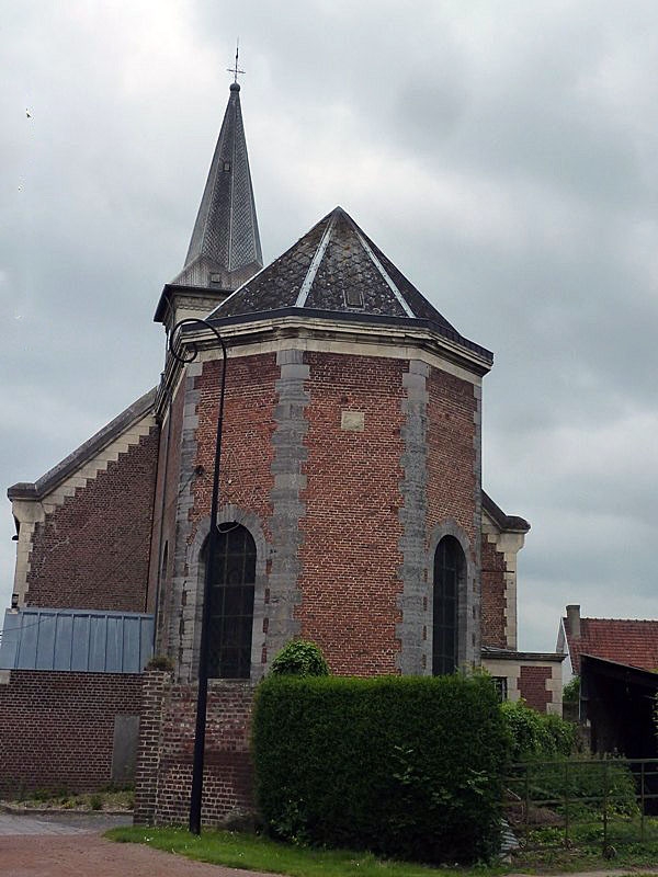 Le chevet de l'église - Maresches