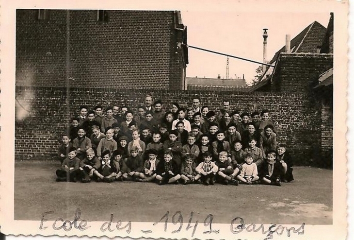 Photo de classe des garçons - Maretz