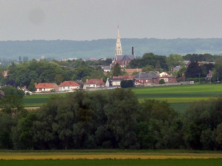 Vue sur le village - Masnières