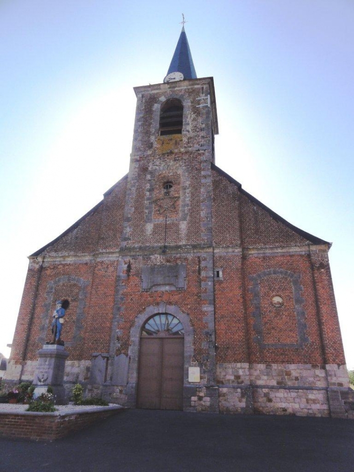 Obies (59570) église Saint-Achard (1788)