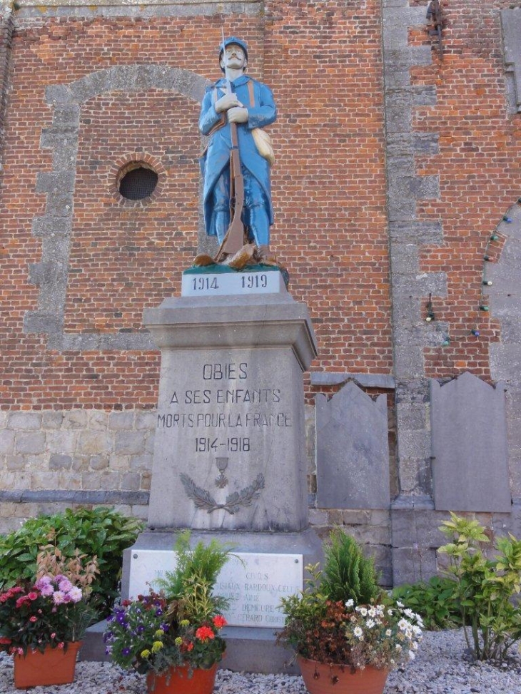 Obies (59570) monument aux morts