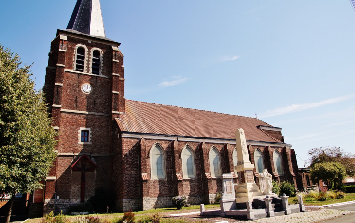  église Saint-Vaast - Ostricourt