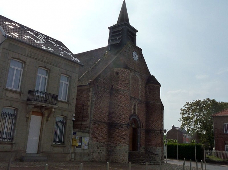 Vers l'église - Pommereuil
