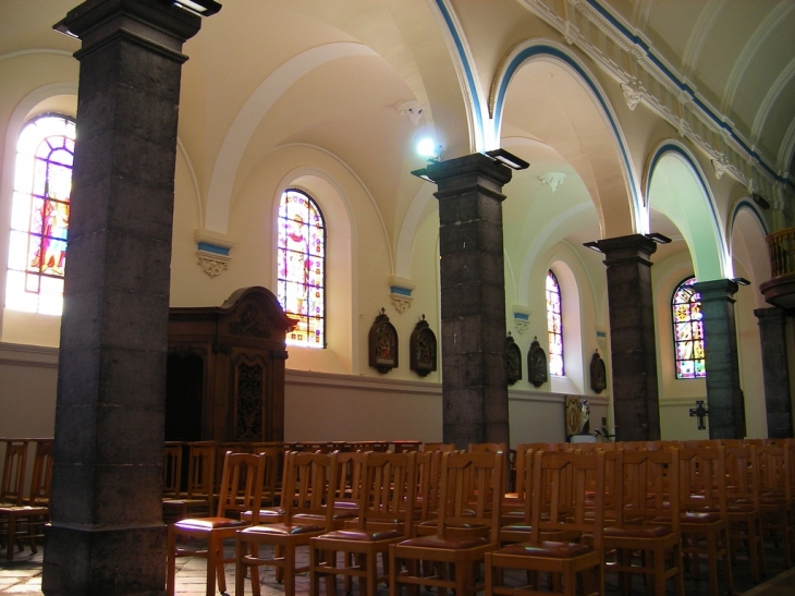 Intérieur de l'église - Pont-à-Marcq