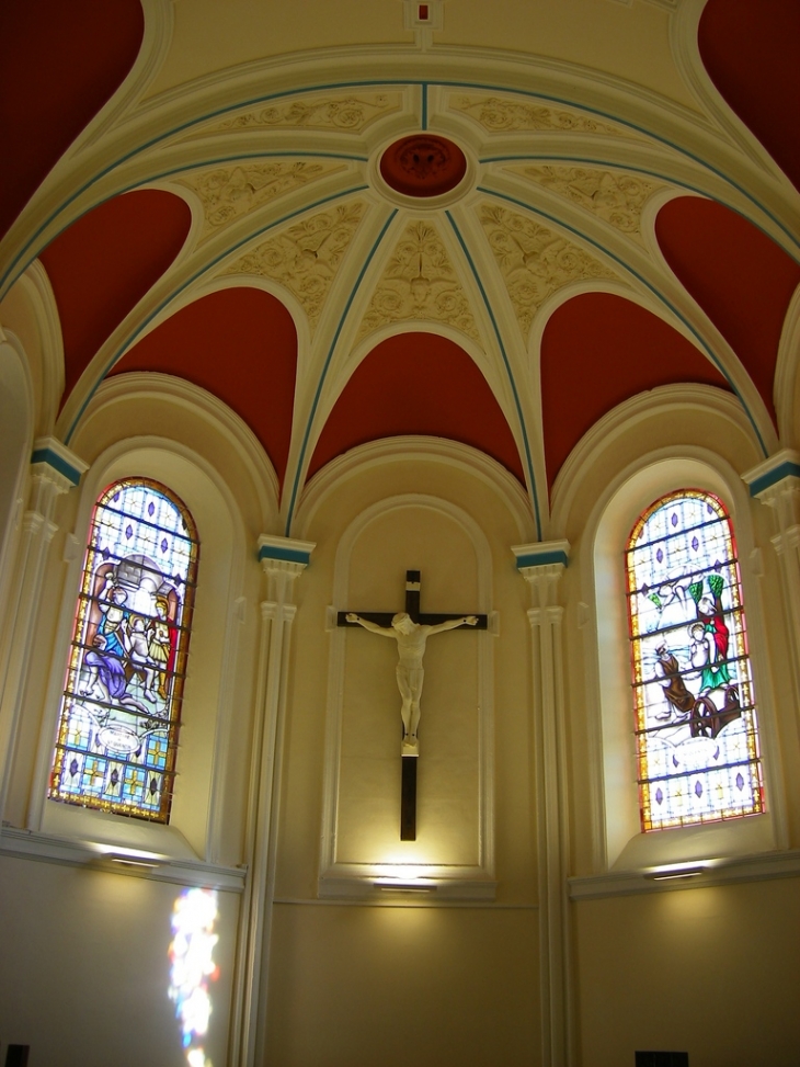 Intérieur de l'église - Pont-à-Marcq