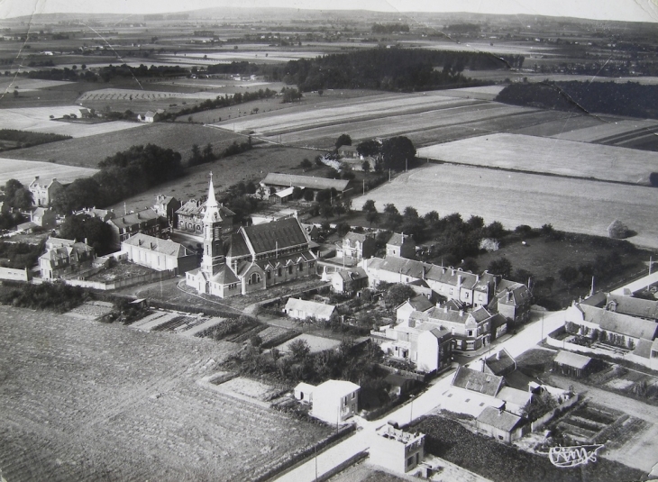 Ancienne vue aérienne - Prémesques