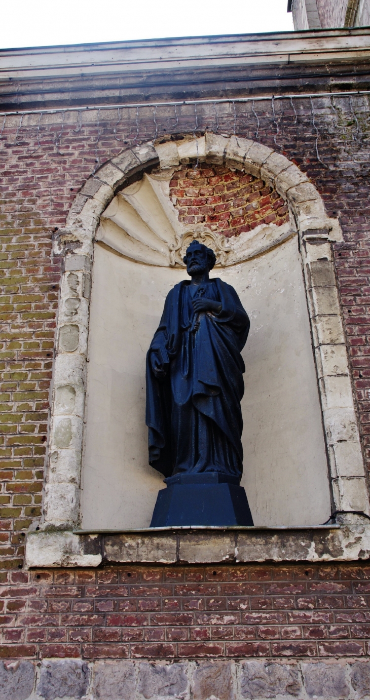  !!église Saint-Nicolas ( Détail Façade ) - Raismes