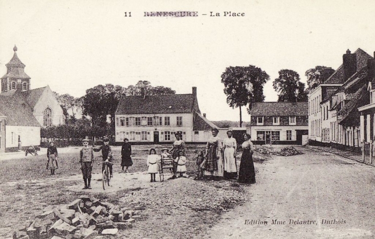 La Place (Censurée Guerre de 14) - Renescure