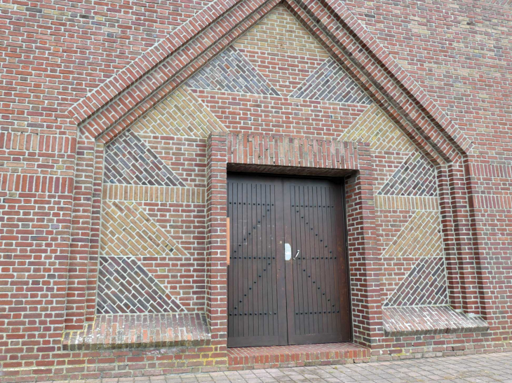 La porte de l'église - Rœulx