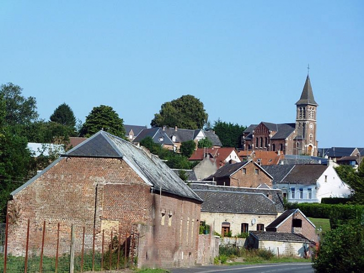 Vue sur le village - Saint-Benin