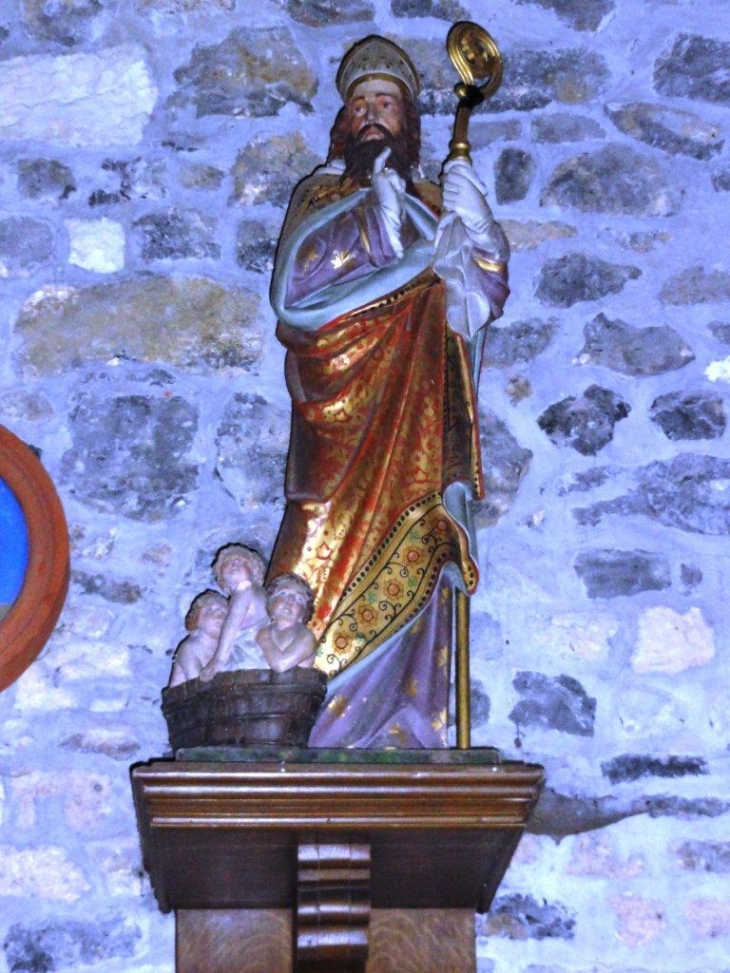 Saint-Hilaire-sur-Helpe, église, statue St.Nicolas