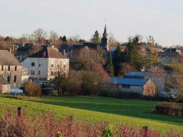 Vue sur le village - Saint-Remy-Chaussée