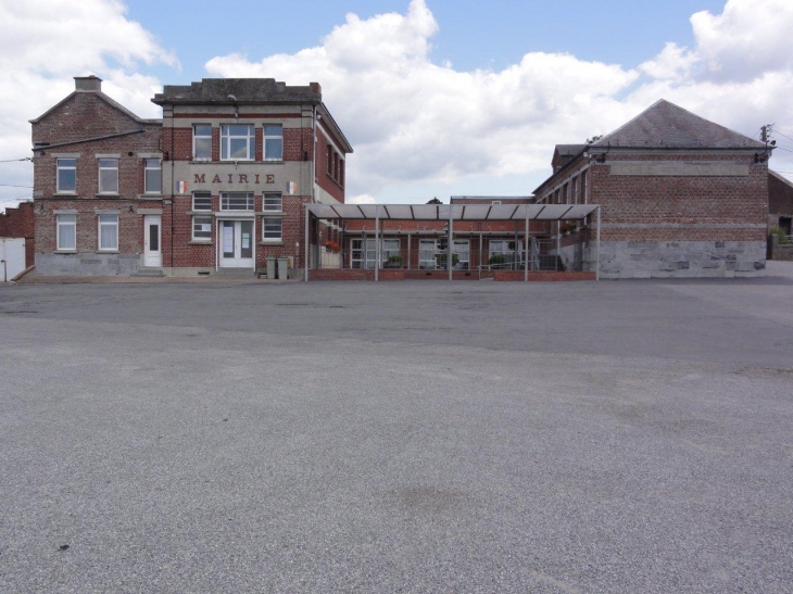 Saint-Rémy-du-Nord (59330) Mairie-école - Saint-Remy-du-Nord