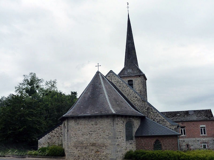 Le chevet de l'église - Saint-Remy-du-Nord