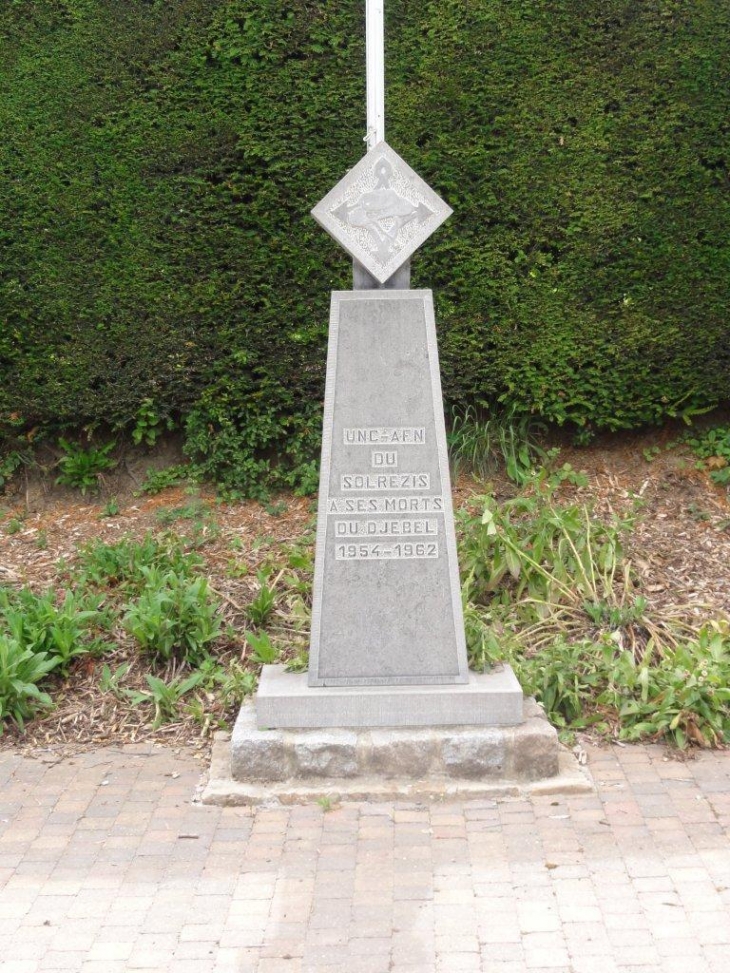 Solre-le-Château (59740) Mémorial guerre d'Algérie