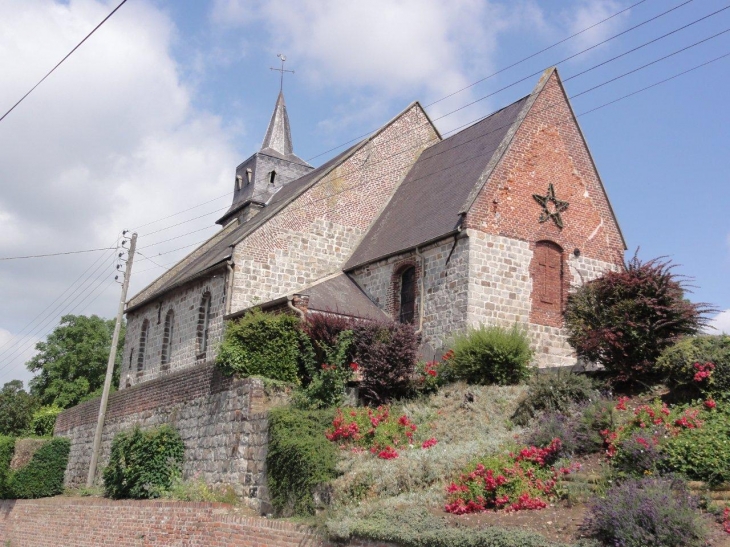 Sommaing (59213) église Saint-Quentin 