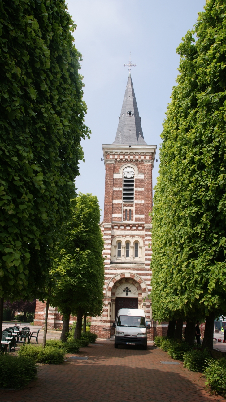 *église Saint-Martin 1882 - Templemars