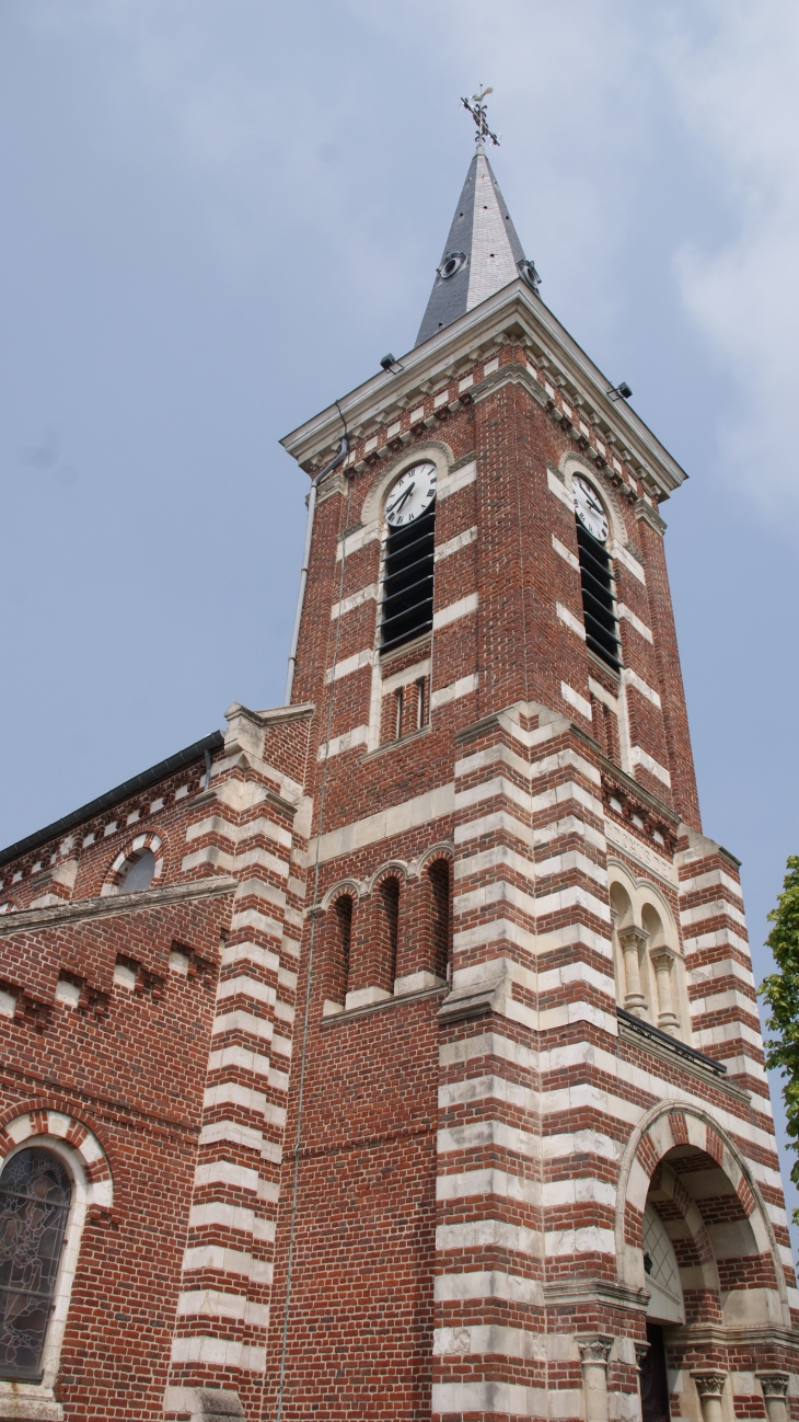 *église Saint-Martin 1882 - Templemars