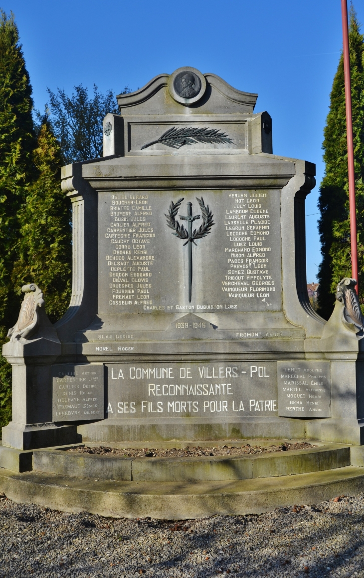 Monument aux Morts - Villers-Pol