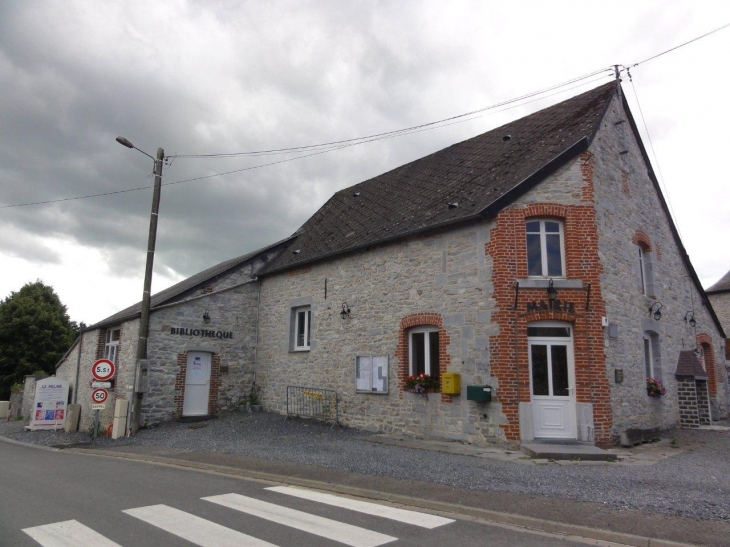 Wallers-Trélon(Nord, Fr) mairie et bibliothèque