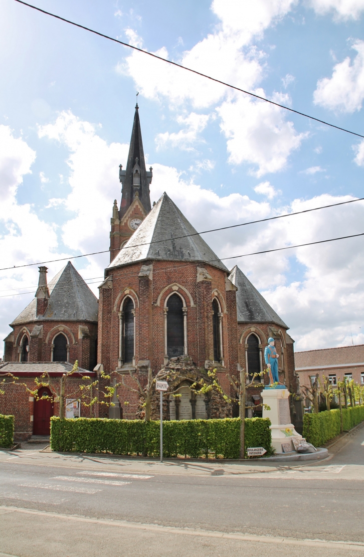 -église Saint-Martin - Wallon-Cappel