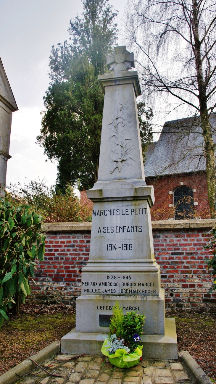 Monument aux Morts - Wargnies-le-Petit