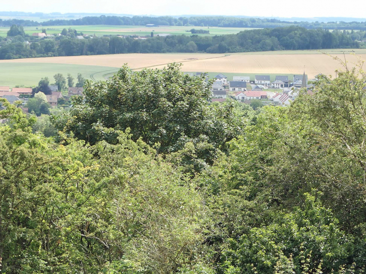 Notre Dame de Lorette : vue sur le village - Ablain-Saint-Nazaire