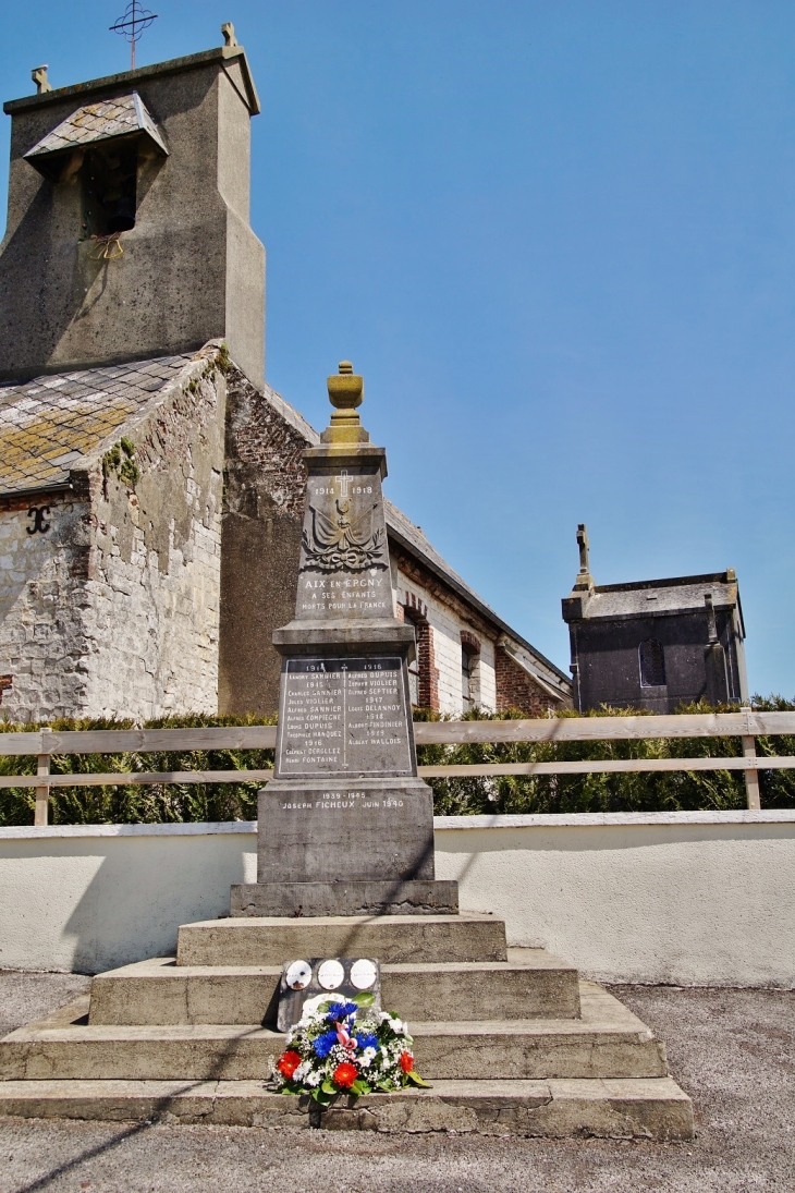 Monument-aux-Morts - Aix-en-Ergny