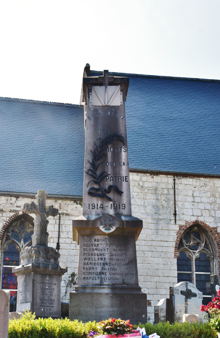 Monument-aux-Morts - Auchy-au-Bois