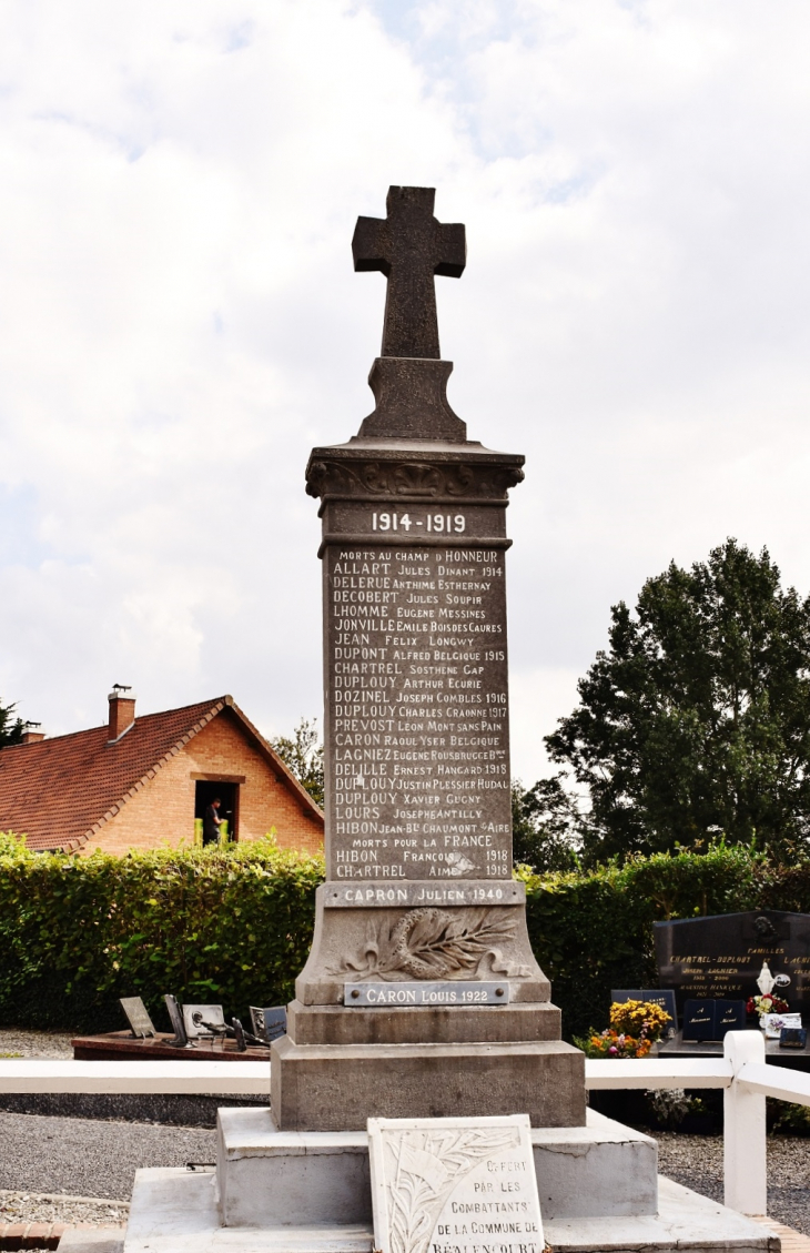 Monument-aux-Morts - Béalencourt