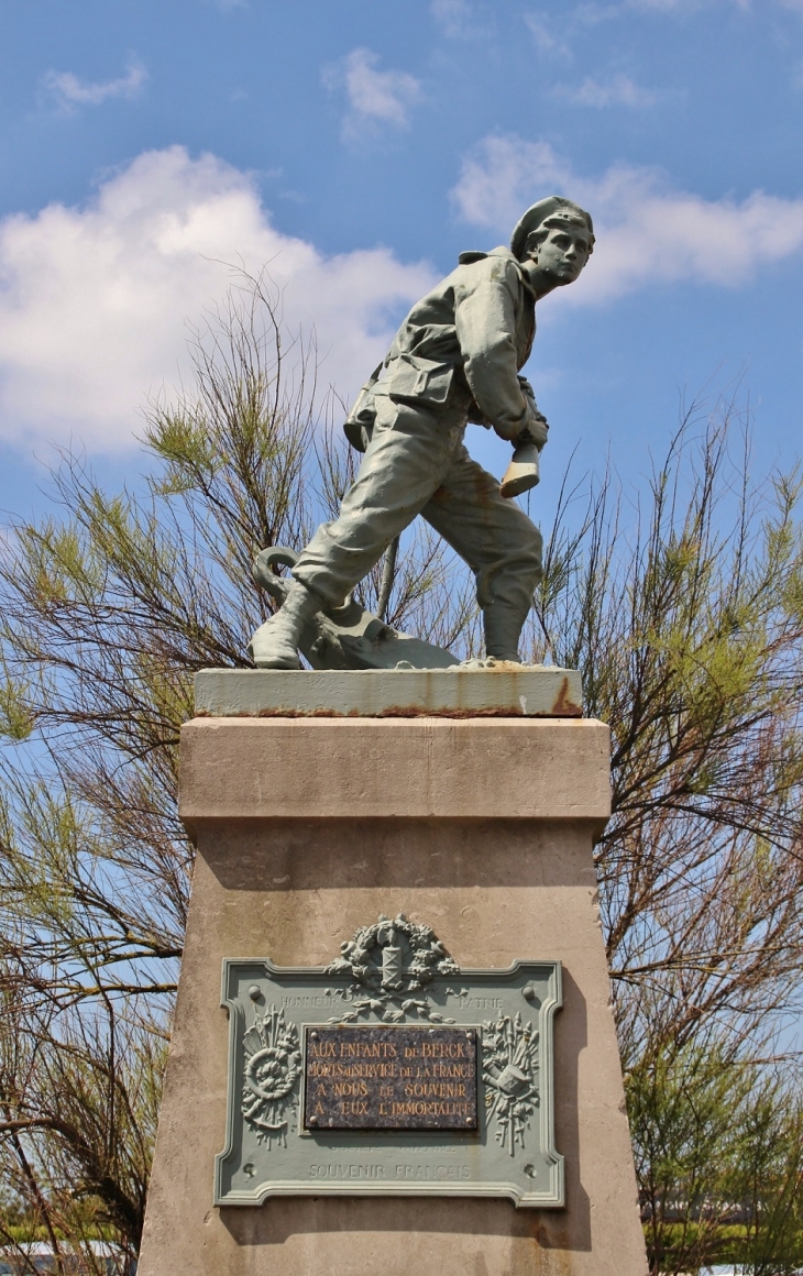 Monument-aux-Morts ( détail ) - Berck