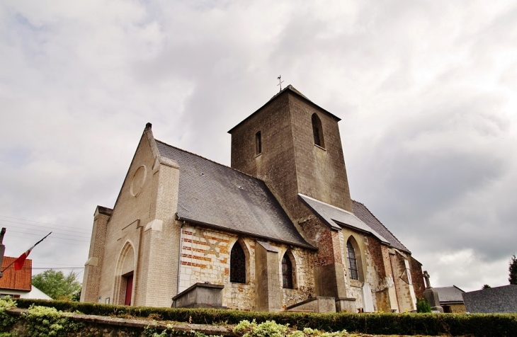 <<église Saint-Sylvestre - Enquin-sur-Baillons