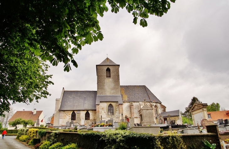 <<église Saint-Sylvestre - Enquin-sur-Baillons