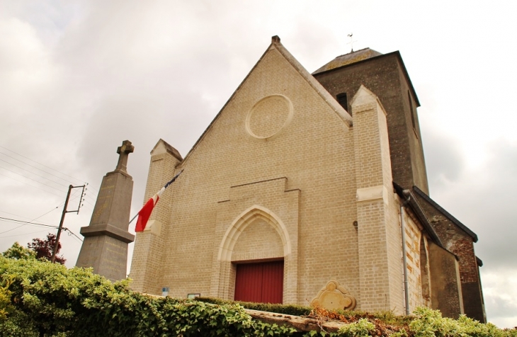 <<église Saint-Sylvestre - Enquin-sur-Baillons