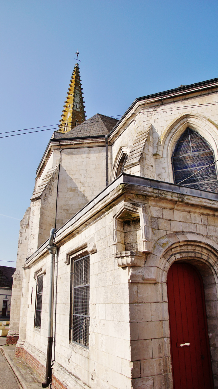 --église Saint-Vaast - Estrée-Blanche