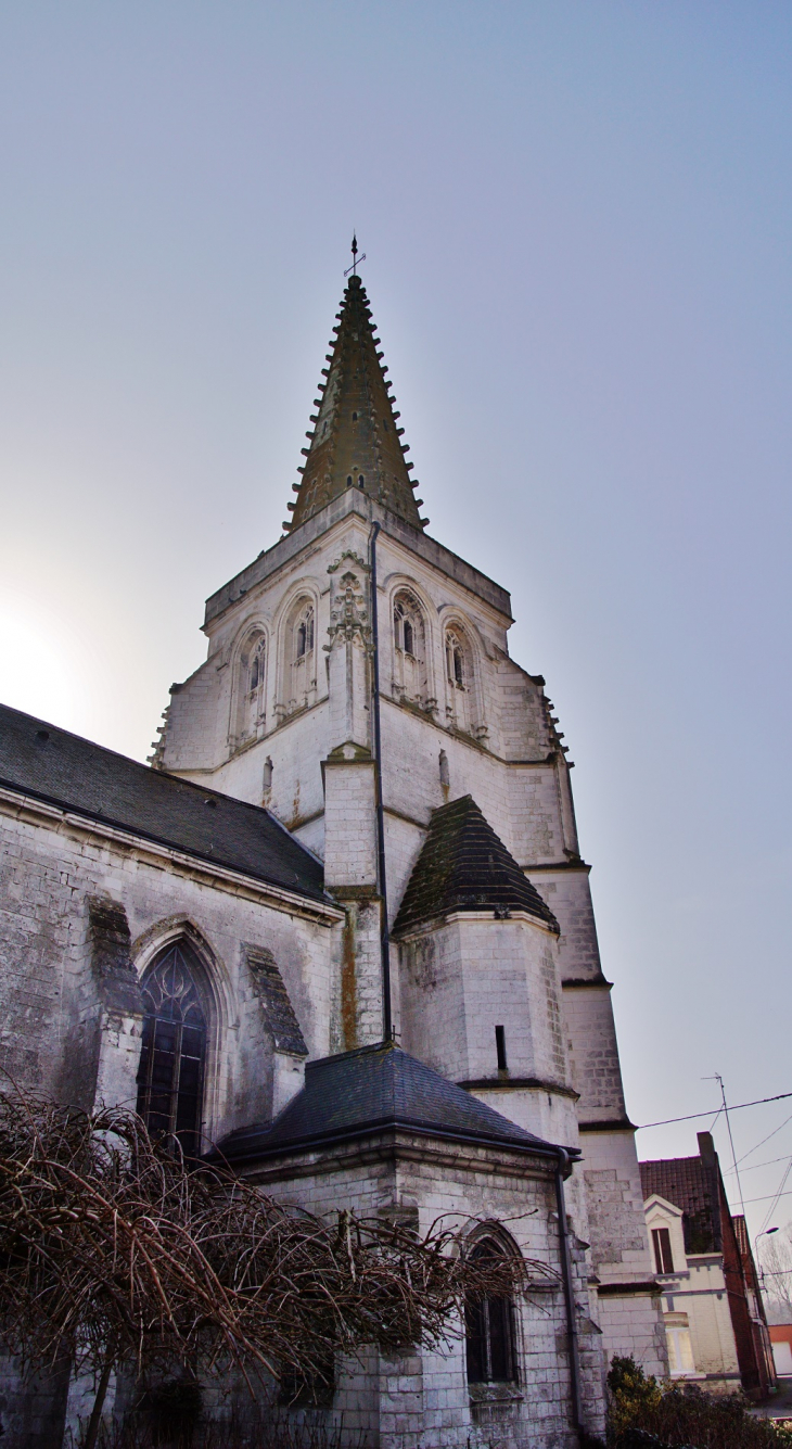 --église Saint-Vaast - Estrée-Blanche