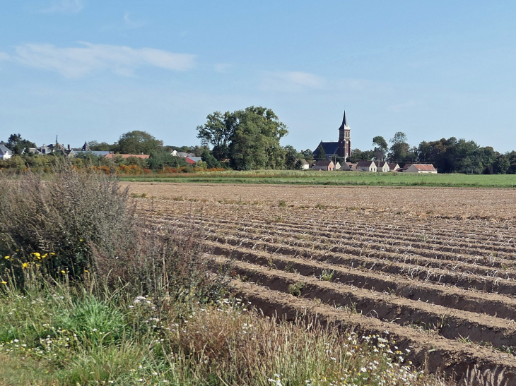 Le village au loin - Frémicourt