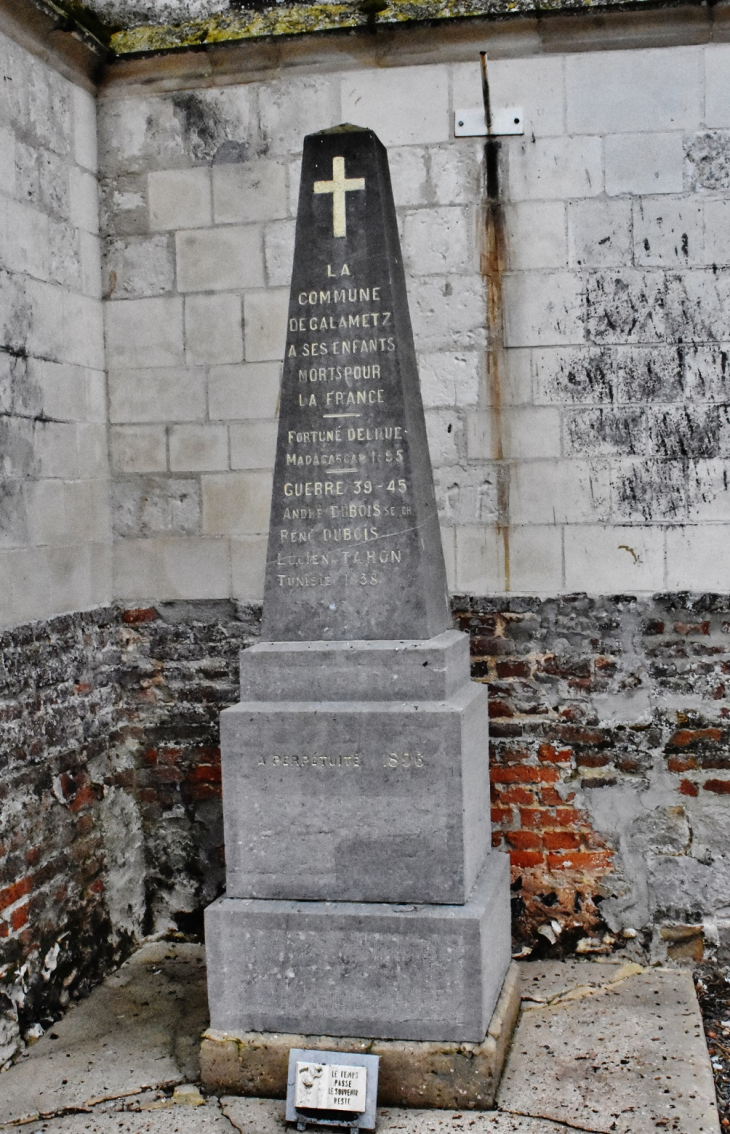 Monument-aux-Morts - Galametz