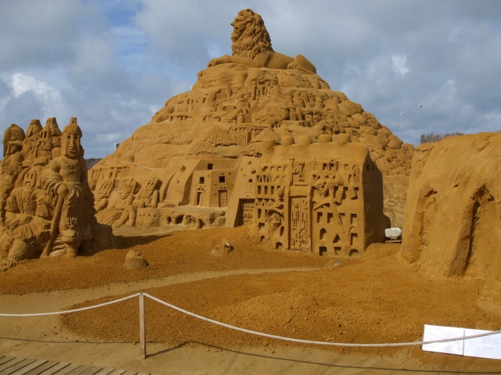 Sculpture de sable - Le Touquet-Paris-Plage