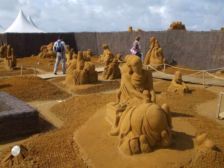 Sculpture de sable - Le Touquet-Paris-Plage