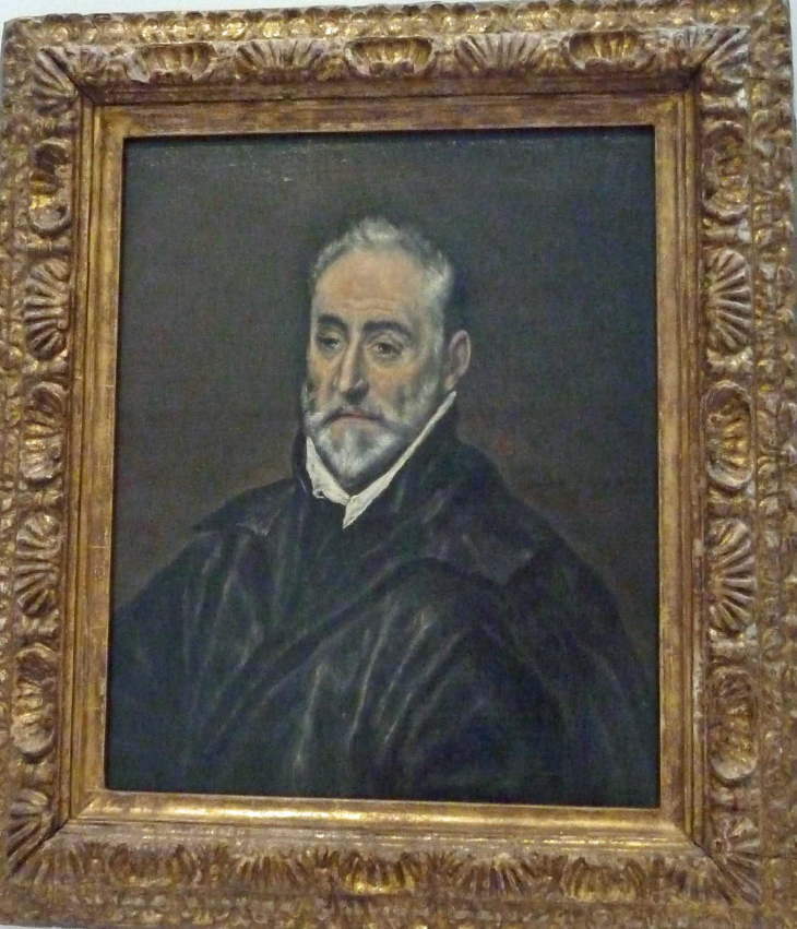 El Greco 1597 portrait d'un érudit - Lens