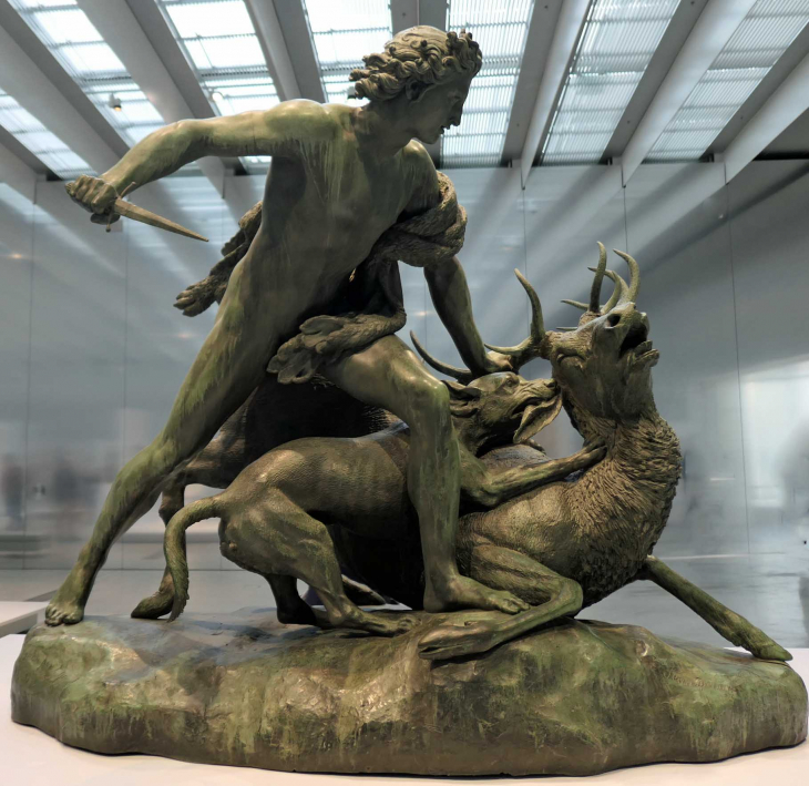 LOUVRE Galerie du Temps 19ème siècle : 1838 la chasse - Lens