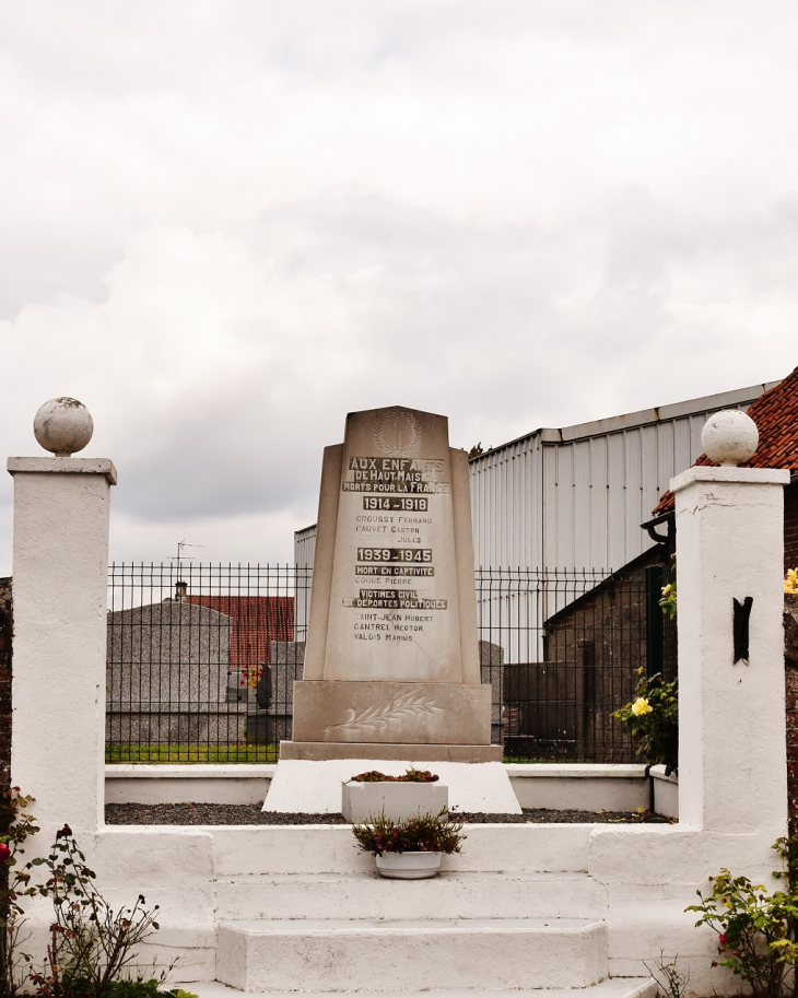 Monument-aux-Morts - Quœux-Haut-Maînil