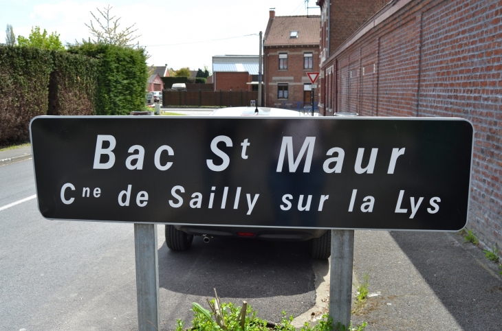 Bac-St Maur commune de Sailly-syr-la-Lys - Sailly-sur-la-Lys