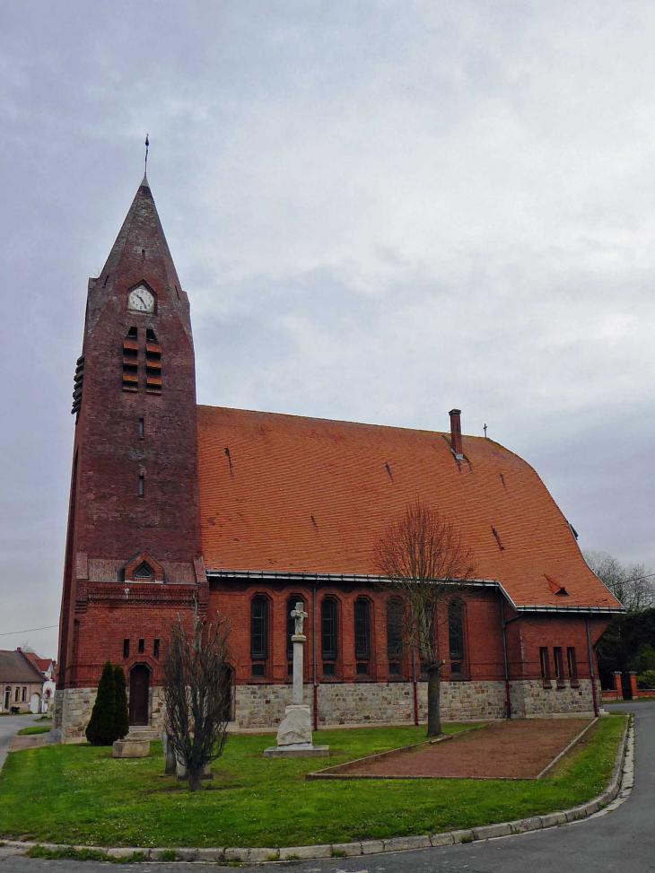 L'église - Sauchy-Lestrée