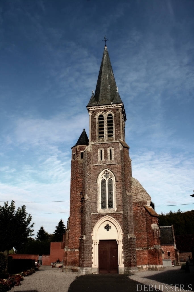 Eglise (face) - Wardrecques